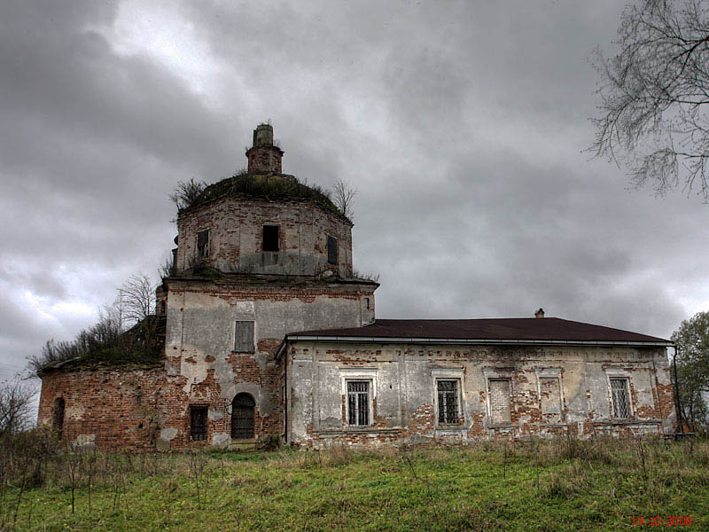 Церковь Николая Чудотворца, Савцыно (Кашинский городской округ, Тверская область). фасады