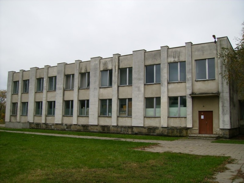 Церковь Серафима Саровского, Лазурный (Краснодар, город, Краснодарский край). документальные фотографии, Дом культуры, внутри которого располагался храм до постройки отдельного здания.