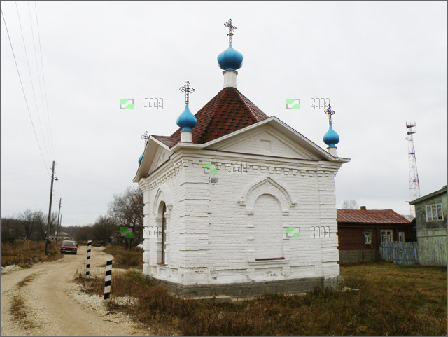 Часовня Иоанна Предтечи, Марьинка (Камешковский район, Владимирская область). фасады, Вид с востока