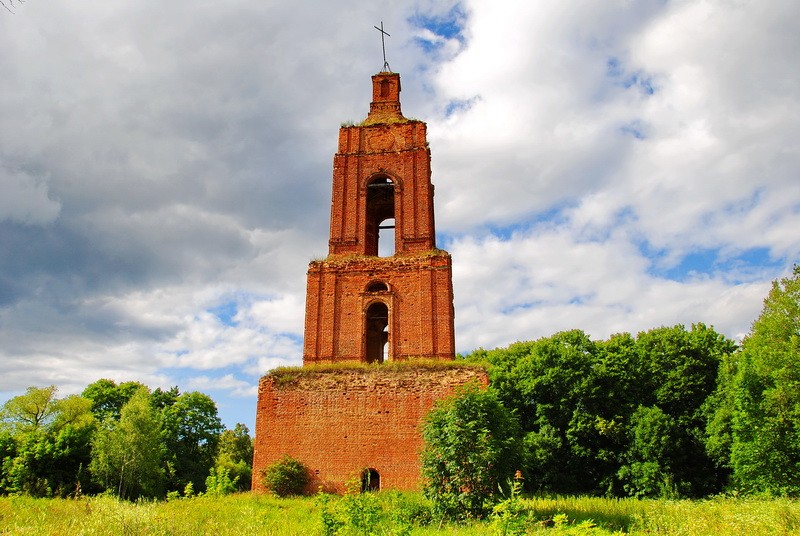 Павловское. Церковь Покрова Пресвятой Богородицы. фасады