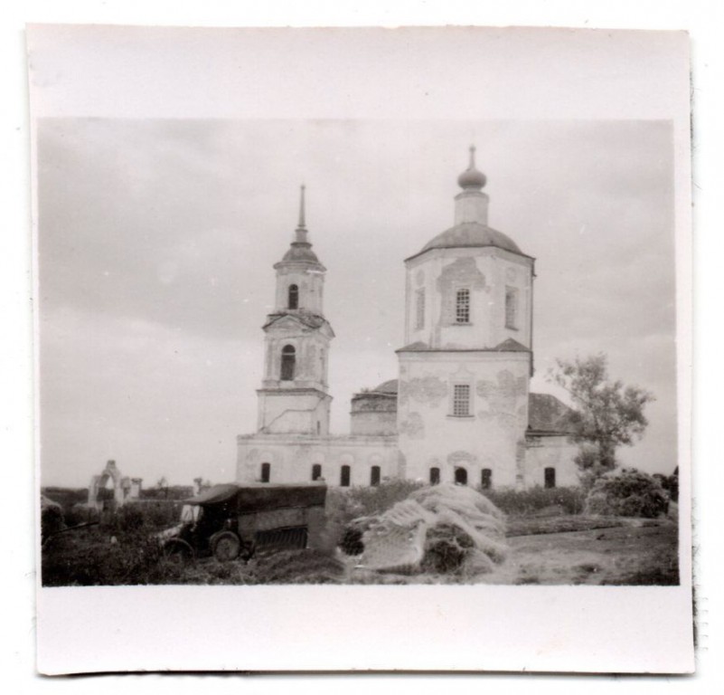 Церковь Казанской иконы Божией Матери, Новосёлки (Брянский район, Брянская область). архивная фотография, Фото 1941 г. с аукциона e-bay.de