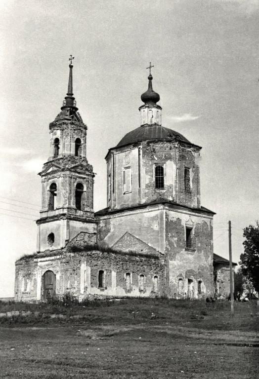 Церковь Казанской иконы Божией Матери, Новосёлки (Брянский район, Брянская область). архивная фотография, Фото 1970 г. из коллекции архитектора В.Н. Городкова