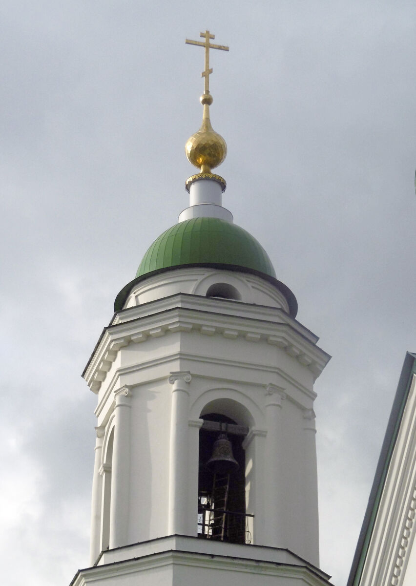 Церковь Сергия Радонежского, Бор (Бор, ГО, Нижегородская область). архитектурные детали, Ярус звона колокольни с шатровым  завершением