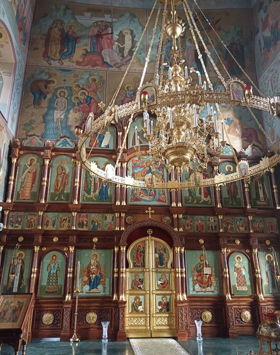 Церковь Сергия Радонежского в Кононове, Бор (Бор, ГО, Нижегородская область). интерьер и убранство, Главный иконостас храма
