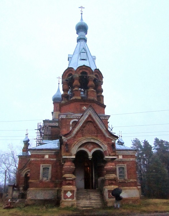 Церковь Казанской иконы Божией Матери, Филипповское (Бор, ГО, Нижегородская область). фасады, западный фасад