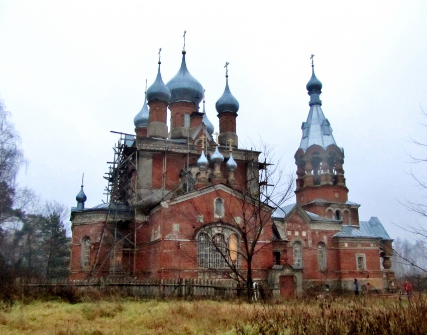 Филипповское. Церковь Казанской иконы Божией Матери. документальные фотографии, вид с севера