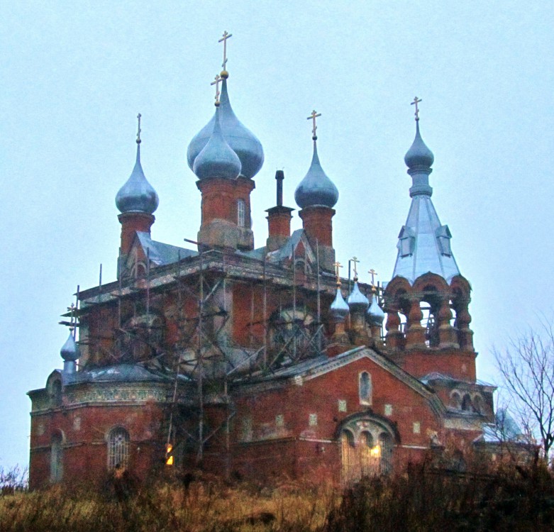 Филипповское. Церковь Казанской иконы Божией Матери. документальные фотографии, вид с северо-востока