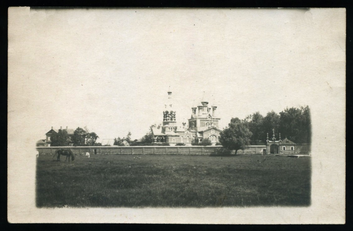 Церковь Казанской иконы Божией Матери, Филипповское (Бор, ГО, Нижегородская область). архивная фотография, Почтовая фотооткрытка 1910-х годов