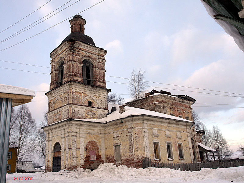 Церковь Входа Господня в Иерусалим, Солигалич (Солигаличский район, Костромская область). фасады