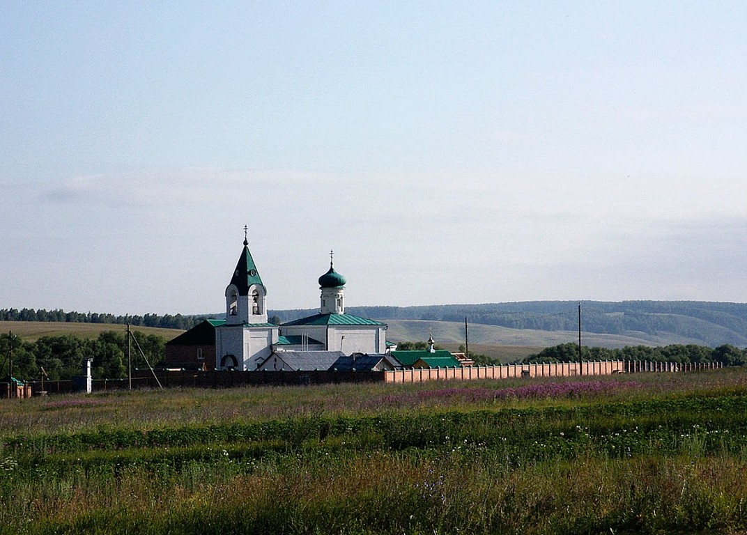 Степное Дурасово. Церковь Александра Свирского. общий вид в ландшафте