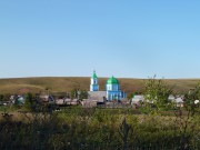Церковь Михаила Архангела, Панорама села Малое Ишуткино <br>, Малое Ишуткино, Исаклинский район, Самарская область