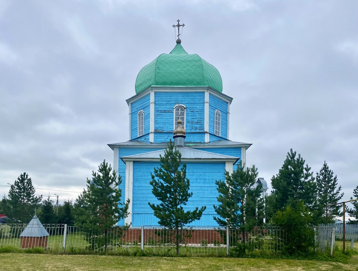 Церковь Михаила Архангела, Малое Ишуткино (Исаклинский район, Самарская область). фасады, Вид с востока