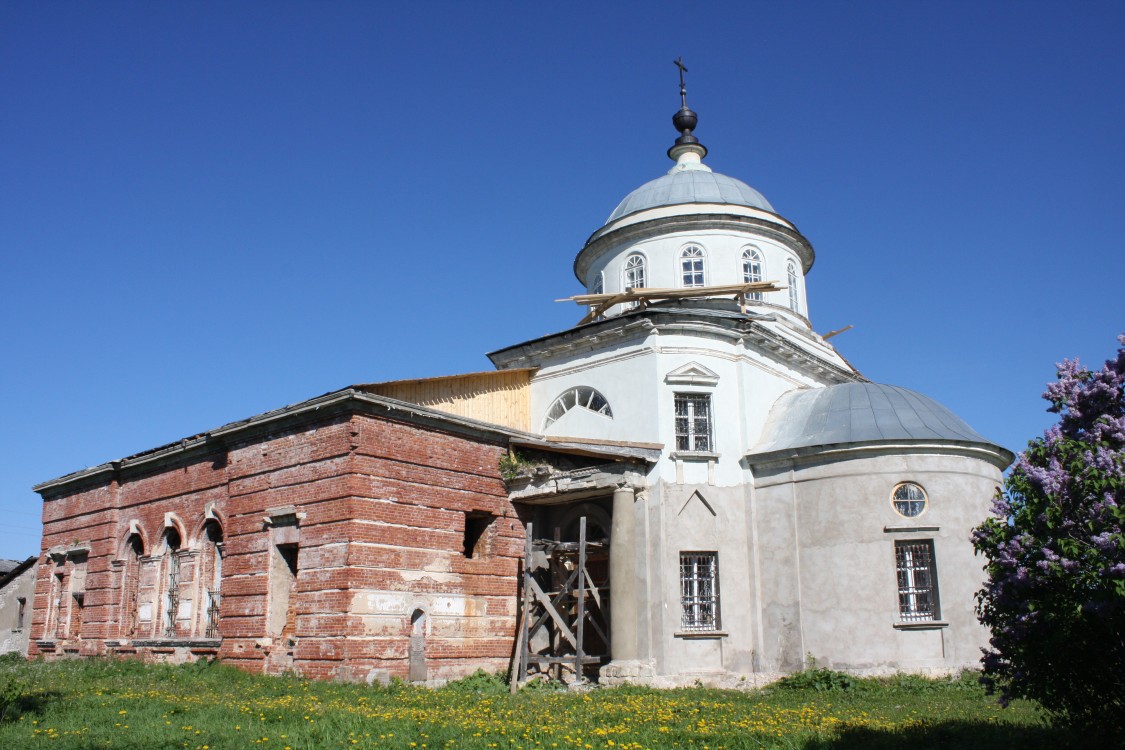 Красная Гора. Церковь Воскресения Словущего. фасады