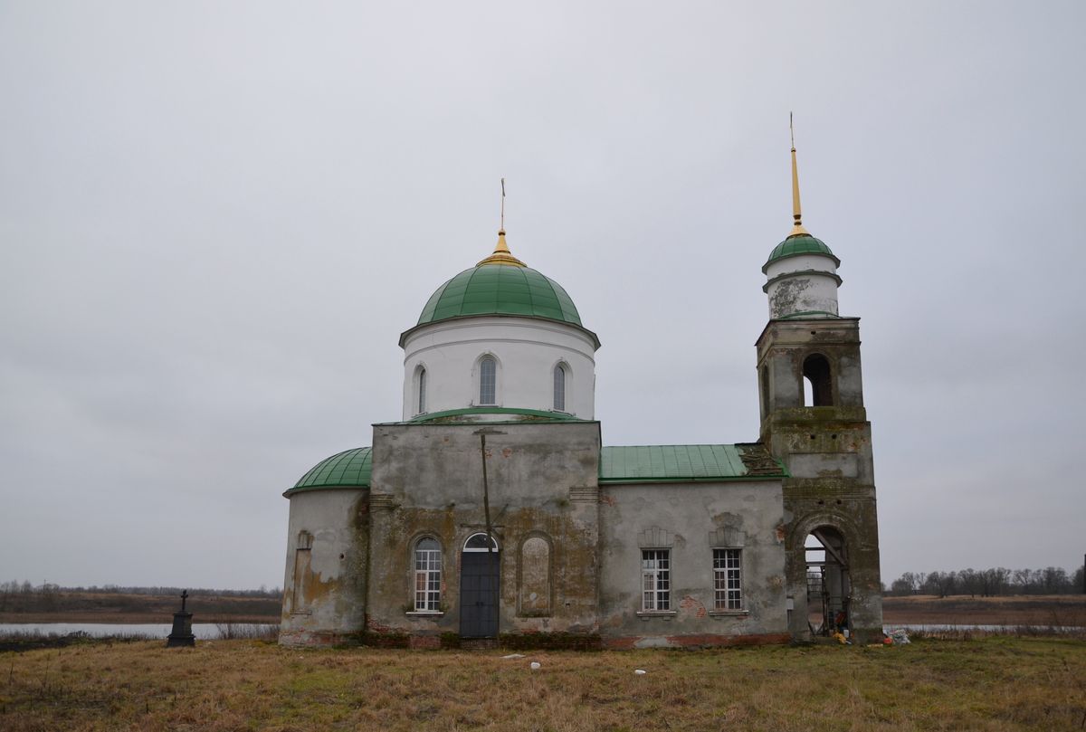 фасады. Церковь Космы и Дамиана, Барышье (Брянский район, Брянская область)