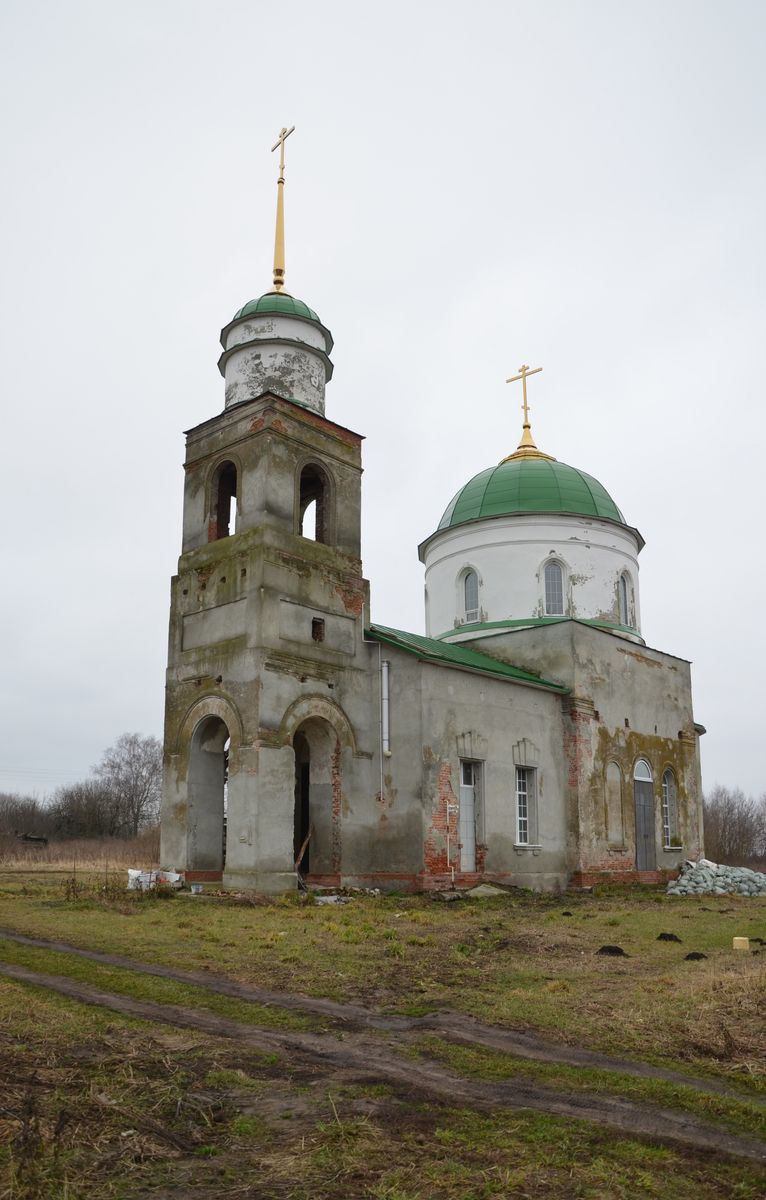 фасады. Церковь Космы и Дамиана, Барышье (Брянский район, Брянская область)