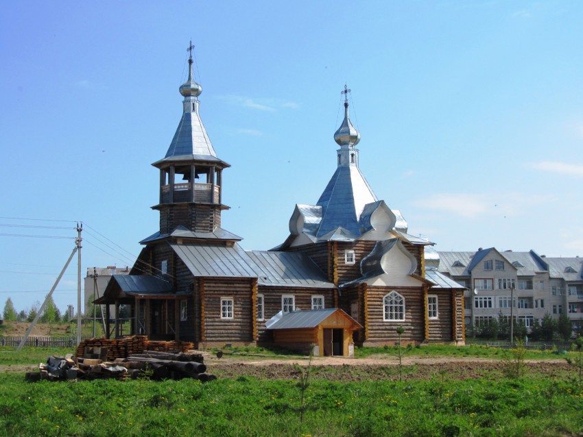 Нюксеница. Церковь Агапита Маркушевского. фасады, вид с юго-запада