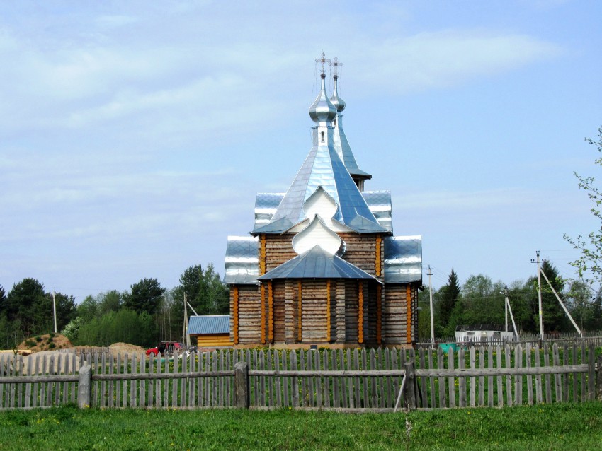 Нюксеница. Церковь Агапита Маркушевского. фасады, вид с востока