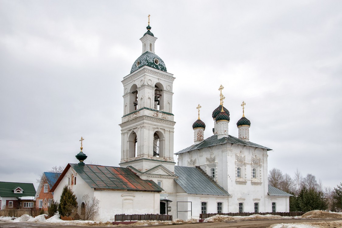 Сарафоново. Церковь Казанской иконы Божией Матери. фасады