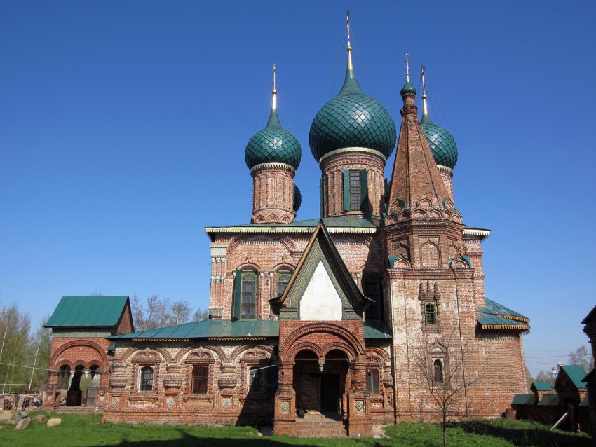 Церковь Иоанна Златоуста в Коровниках, Ярославль (Ярославль, город, Ярославская область). фасады, Южный фасад
