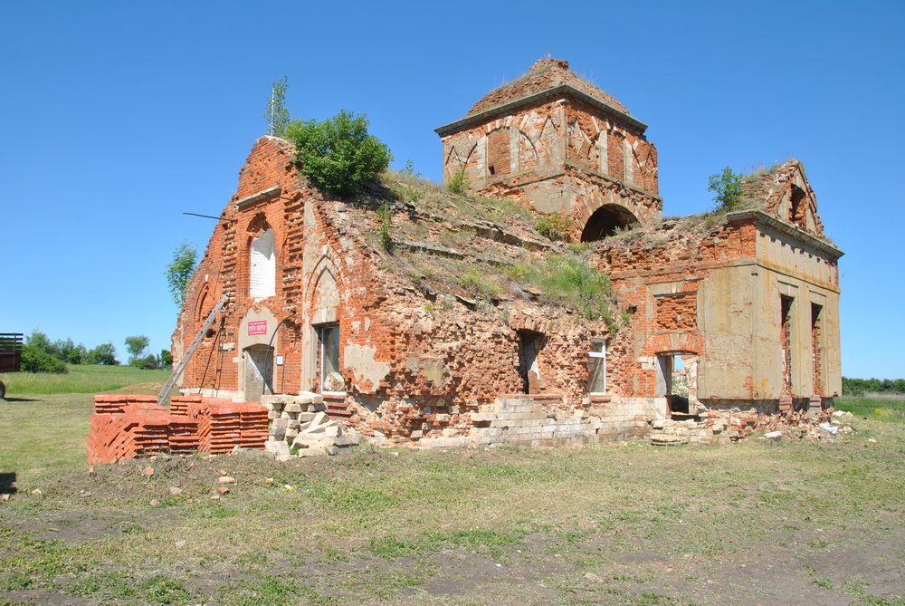 Церковь Покрова Пресвятой Богородицы, Симаково (Новомосковск, город, Тульская область). фасады