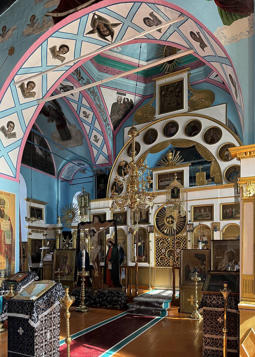 Интерьер главного объёма, интерьер и убранство. Церковь Николая Чудотворца, Гремячево (Кулебакский район, Нижегородская область)