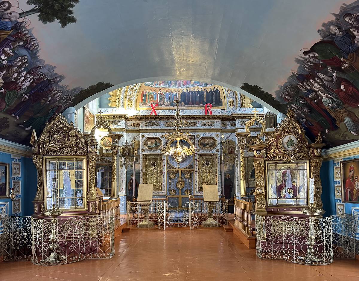 Интерьер, вид от входа, интерьер и убранство. Церковь Казанской иконы Божией Матери, Гремячево (Кулебакский район, Нижегородская область)