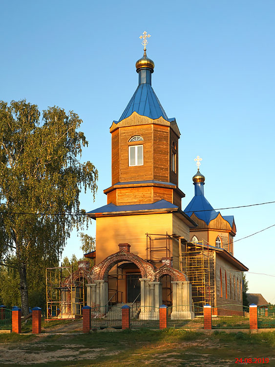 Церковь Троицы Живоначальной (новая), Полдеревка (Выкса, ГО, Нижегородская область). фасады