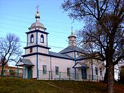 Церковь Николая Чудотворца, Построена в 1767 году, в 1887 - сооружена колокольня<br>, Курово, Погарский район, Брянская область