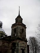Церковь Троицы Живоначальной, Вид на колокольню с запада<br>, Бакунино, урочище, Калининский район, Тверская область