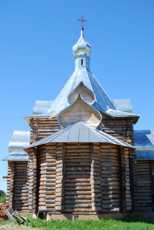 Нюксеница. Церковь Агапита Маркушевского. фасады, Вид с востока на алтарную стену