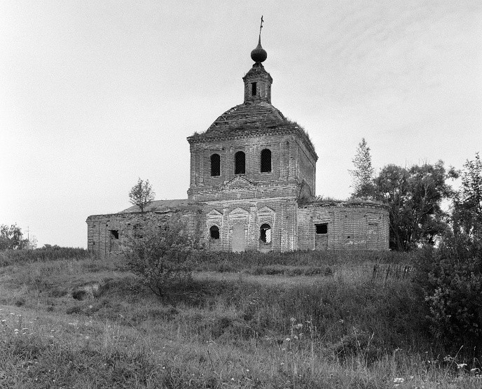 Романово-на-Рокше. Церковь Воздвижения Креста Господня. фасады