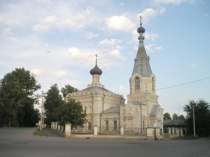 Семёнов. Церковь Николая Чудотворца. общий вид в ландшафте