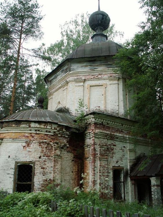Церковь Преображения Господня, Пупково, урочище (Городецкий район, Нижегородская область). фасады