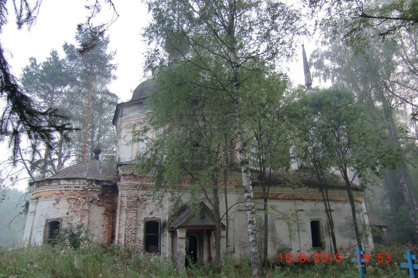 Церковь Преображения Господня, Пупково, урочище (Городецкий район, Нижегородская область). фасады