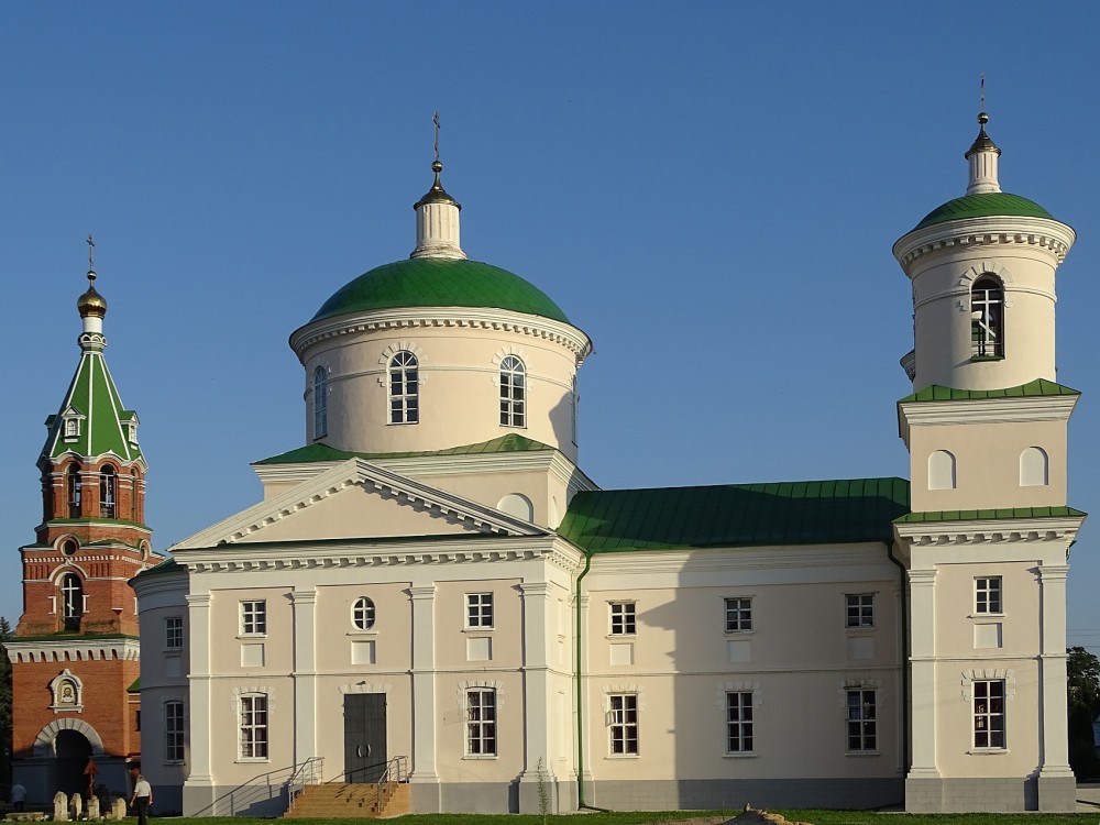 Троекурово. Троекуровский Дмитриевский Иларионовский женский монастырь. Церковь Димитрия Солунского. фасады