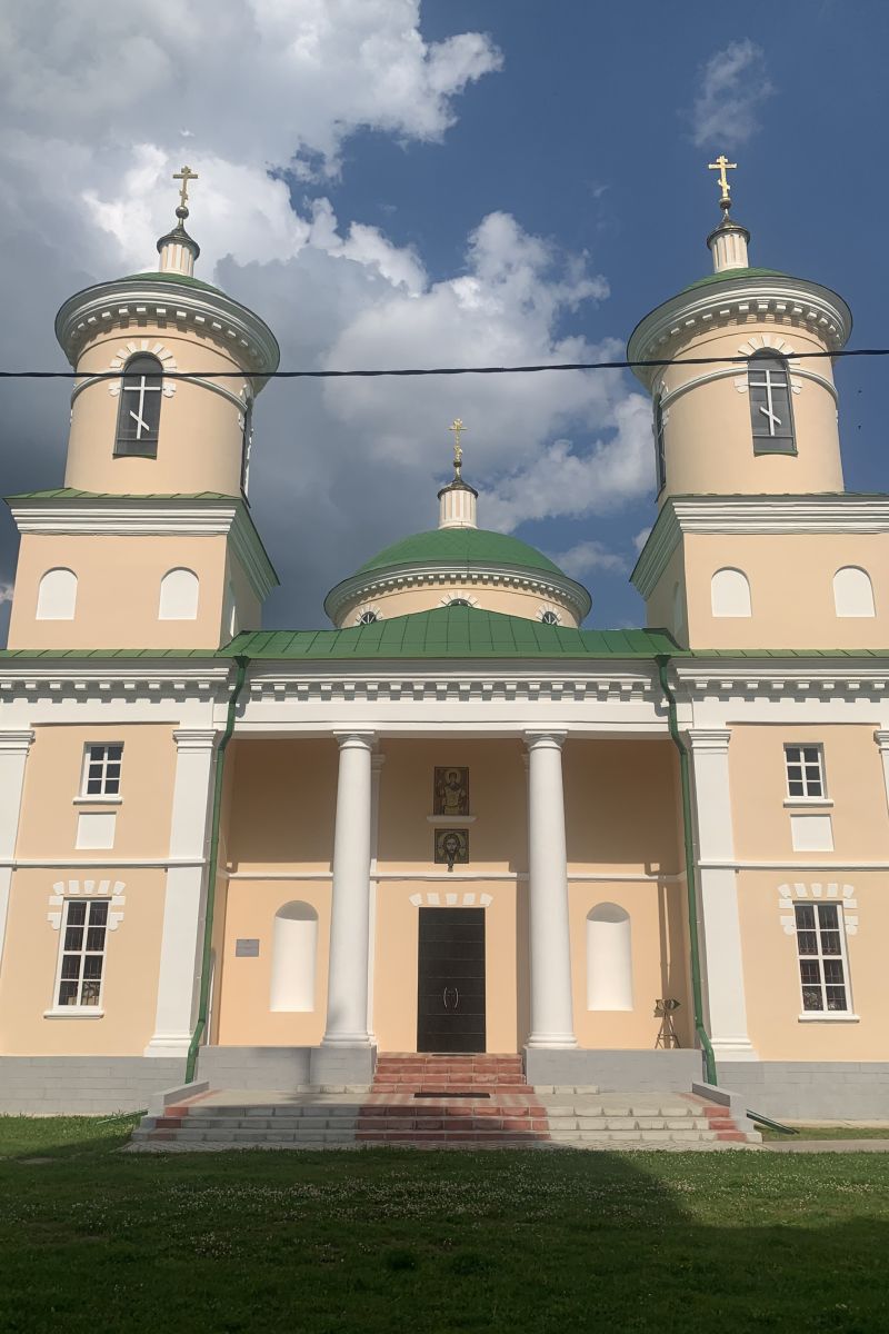 Троекуровский Дмитриевский Иларионовский женский монастырь. Церковь Димитрия Солунского, Троекурово (Лебедянский район, Липецкая область). архитектурные детали
