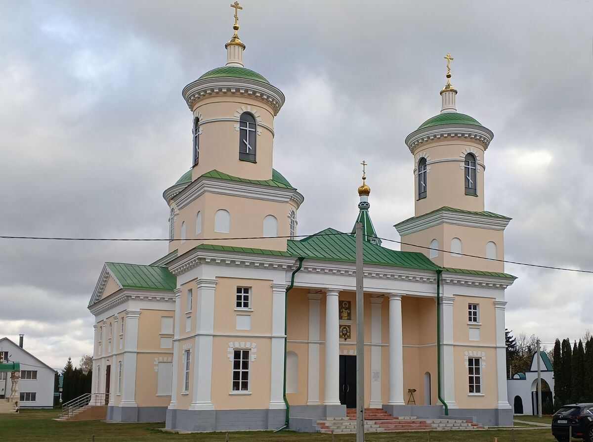 Троекуровский Дмитриевский Иларионовский женский монастырь. Церковь Димитрия Солунского, Троекурово (Лебедянский район, Липецкая область). фасады