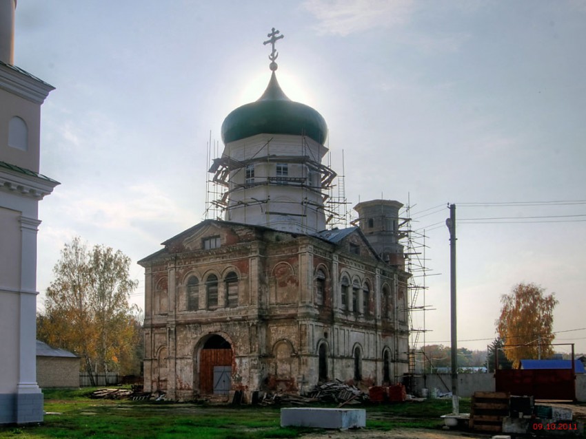Троекуровский Дмитриевский Иларионовский женский монастырь. Церковь Илии Пророка, Троекурово (Лебедянский район, Липецкая область). документальные фотографии