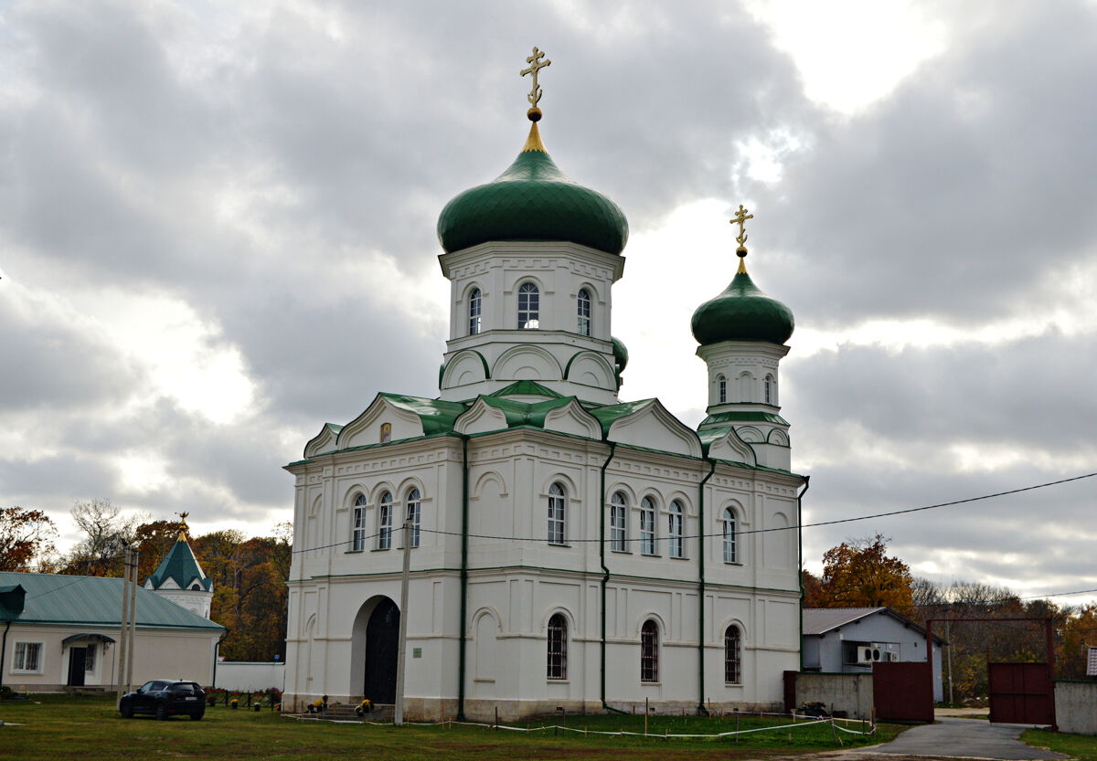 Троекуровский Дмитриевский Иларионовский женский монастырь. Церковь Илии Пророка, Троекурово (Лебедянский район, Липецкая область). фасады