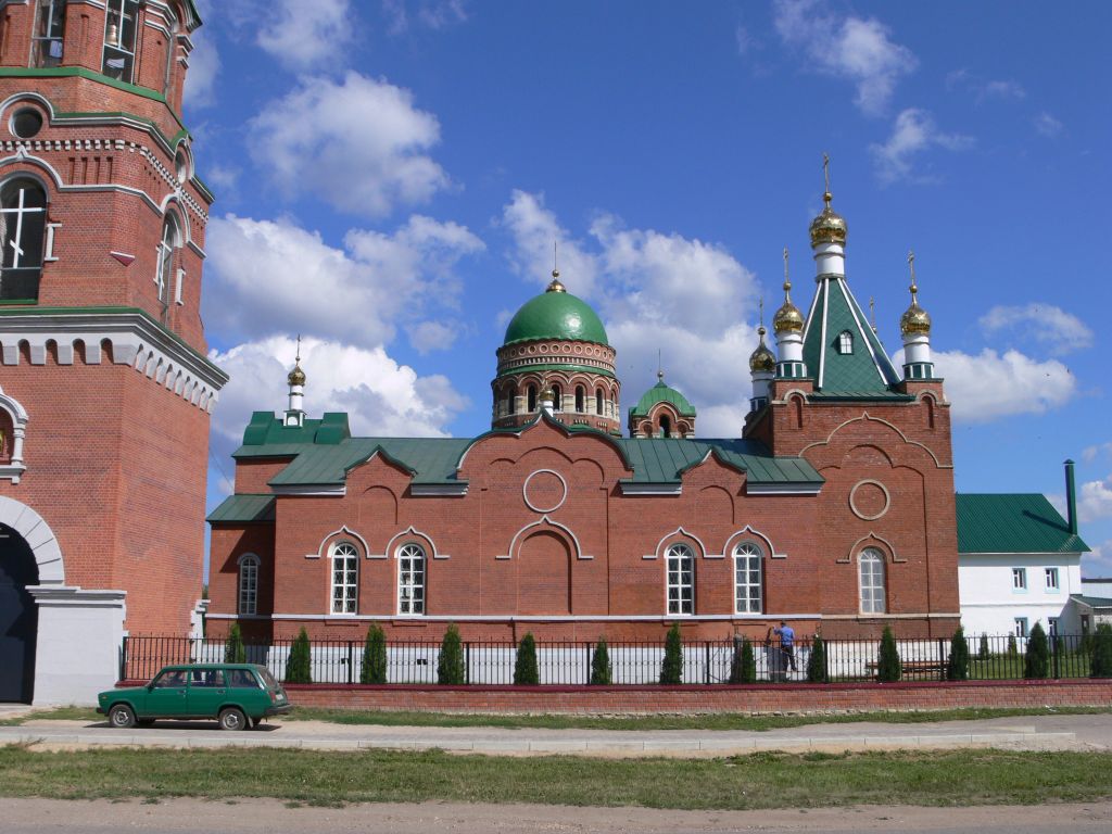 Троекуровский Дмитриевский Иларионовский женский монастырь. Церковь Михаила Архангела, Троекурово (Лебедянский район, Липецкая область). фасады