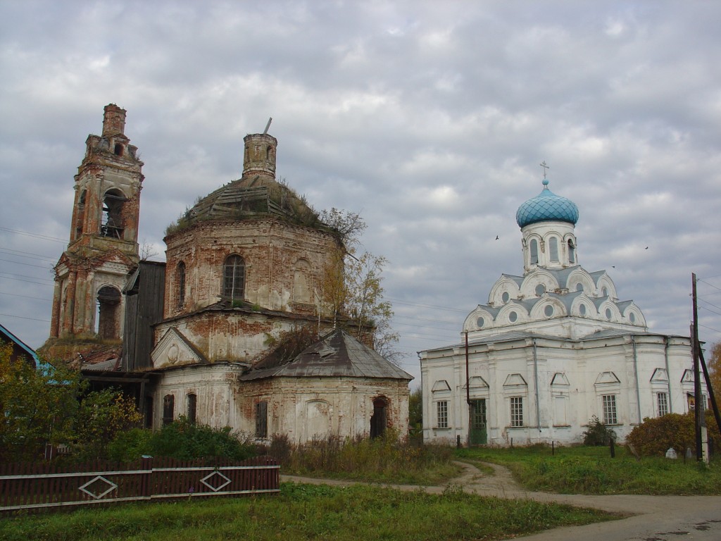 Дор. Храмовый комплекс. Церкви Покрова Пресвятой Богородицы и Богоявления Господня. фасады