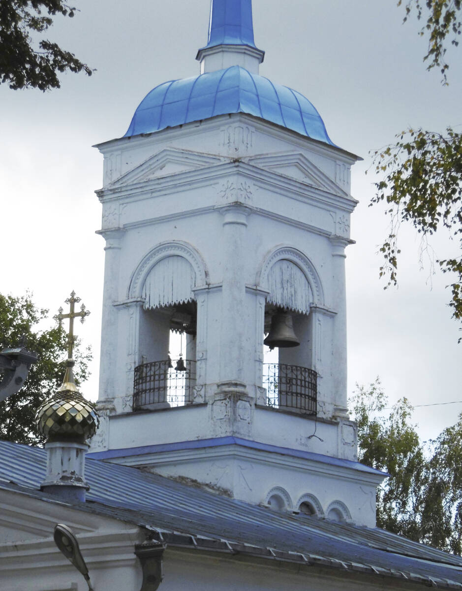 Церковь Покрова Пресвятой Богородицы, Городец (Городецкий район, Нижегородская область). архитектурные детали,  Ярус звона колокольни