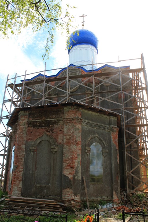 Церковь Казанской иконы Божией Матери, Воронино (Городецкий район, Нижегородская область). документальные фотографии