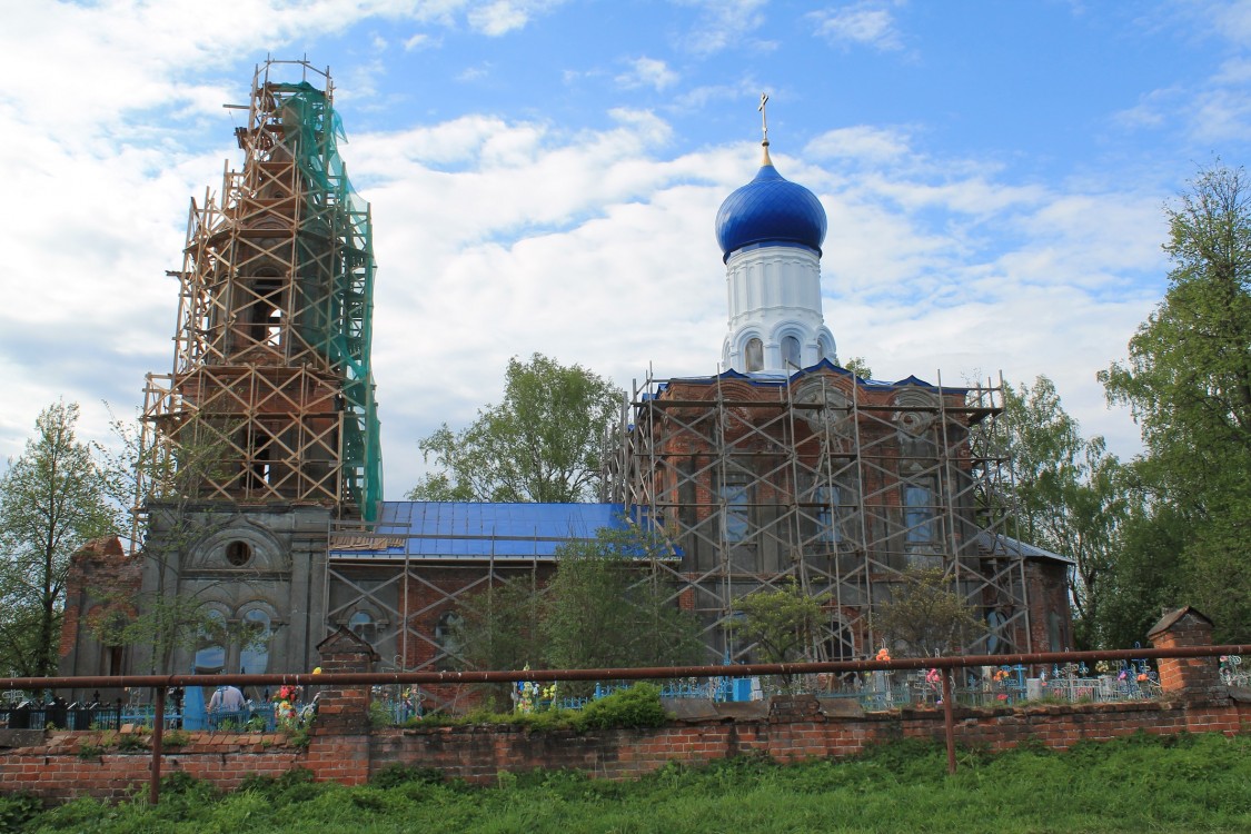 Церковь Казанской иконы Божией Матери, Воронино (Городецкий район, Нижегородская область). документальные фотографии