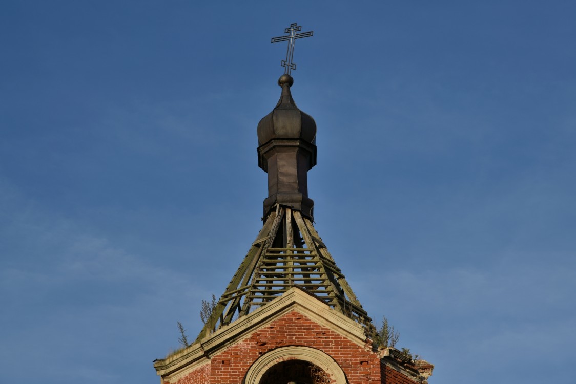 Церковь Казанской иконы Божией Матери, Бураково (Спасский район, Республика Татарстан). архитектурные детали, Завершение колокольни