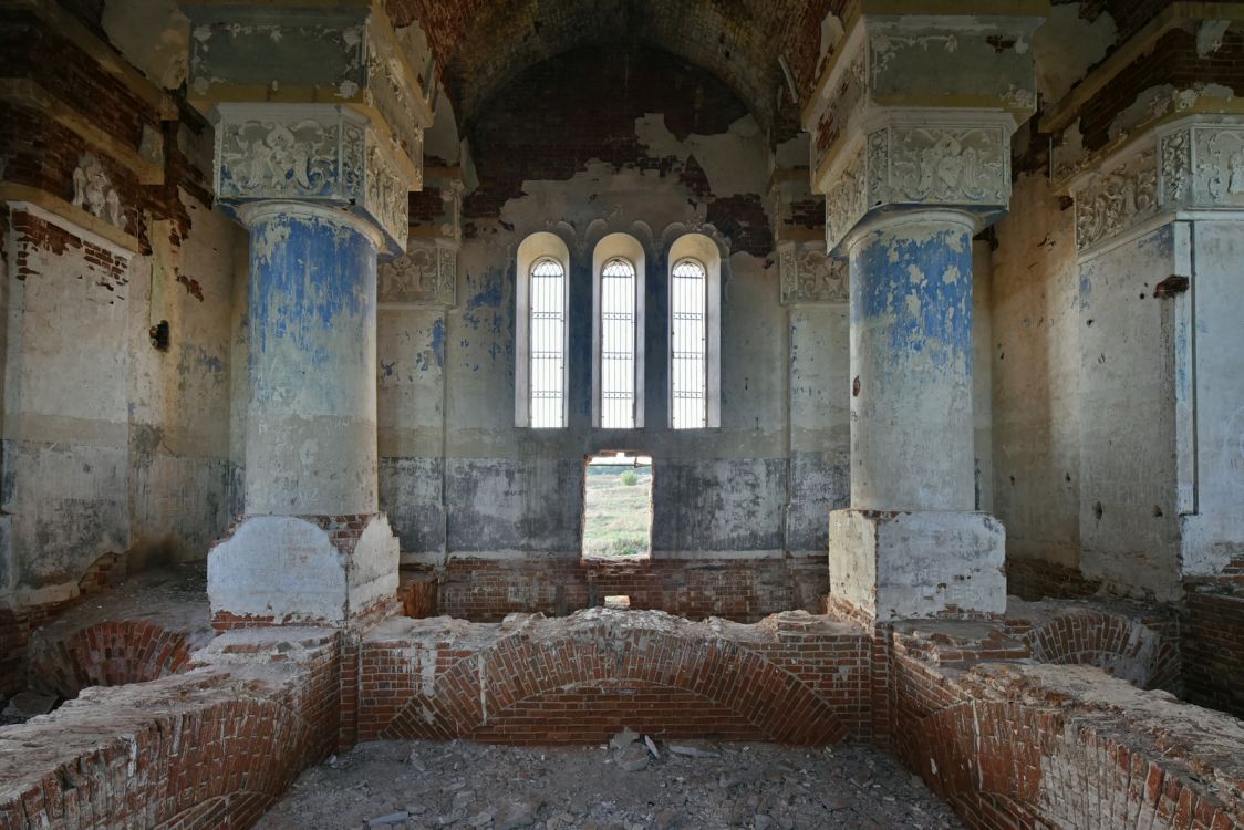 Церковь Казанской иконы Божией Матери, Бураково (Спасский район, Республика Татарстан). интерьер и убранство, Северная сторона основного объема