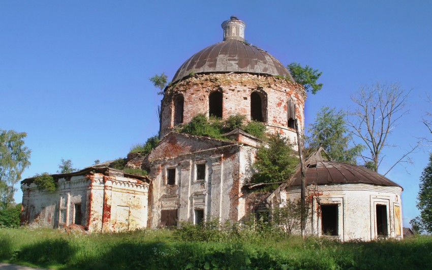 Антоновское. Церковь Николая Чудотворца. фасады