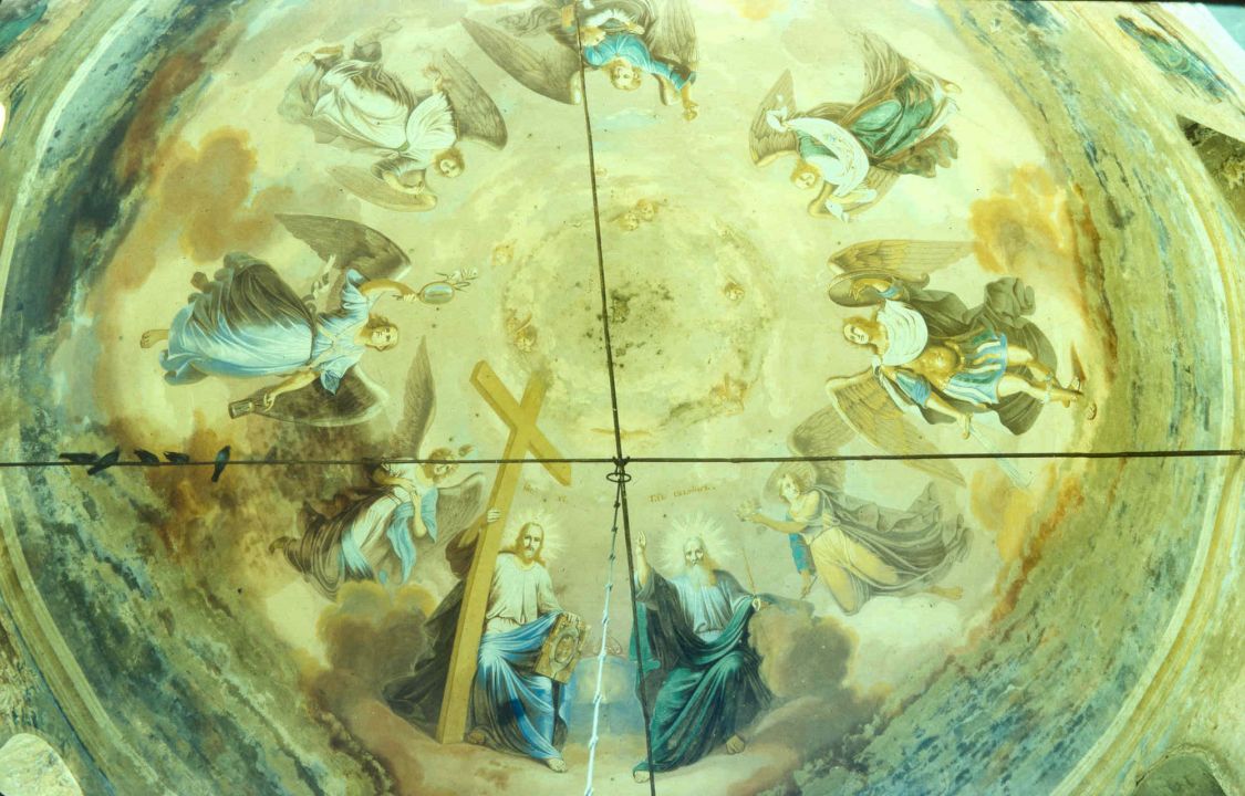 Антоновское. Церковь Николая Чудотворца. интерьер и убранство, 1994