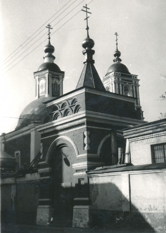 Басманный. Часовня Николая  Чудотворца в Подкопаях. фасады