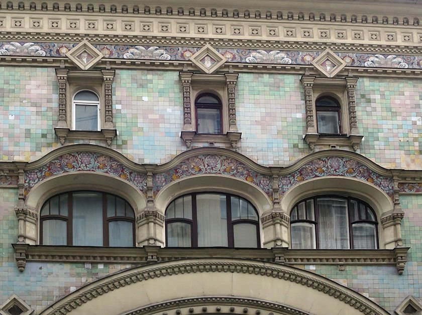 Домовая церковь Саввы Сторожевского при бывшем подворье Саввино-Сторожевского монастыря, Тверской (Центральный административный округ (ЦАО), г. Москва). фасады